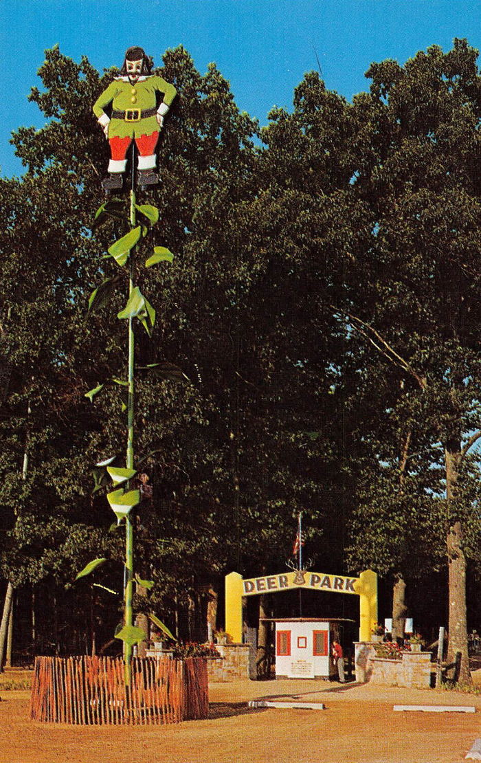Michigans Adventure (Deer Park) - 1960S Postcard As Deer Park (newer photo)